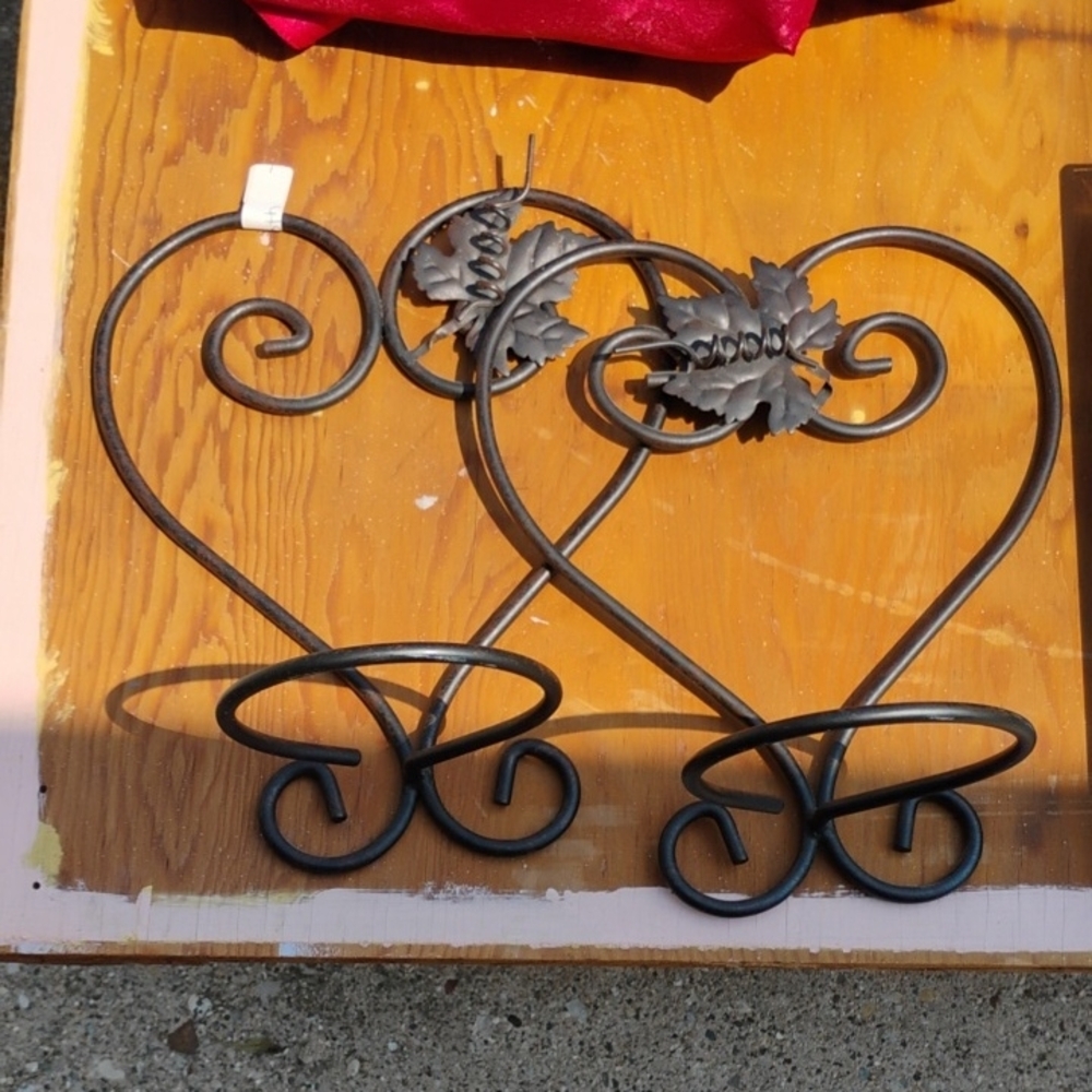 Black Wrought Iron Heart Wall Decor
